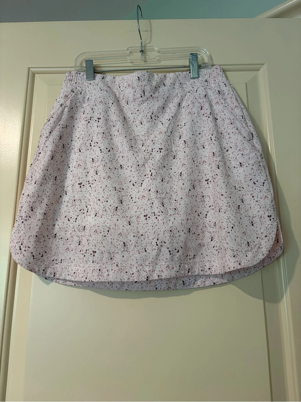 Calia Light Pink Floral A-Line Athletic Tennis Skirt Size S